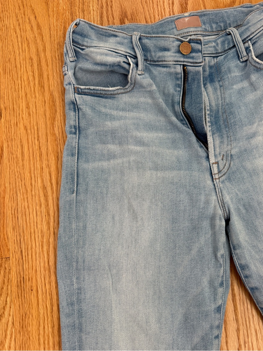 MOTHER denim - hustler ankle fray - size 28 GUC - Picture 3 of 10